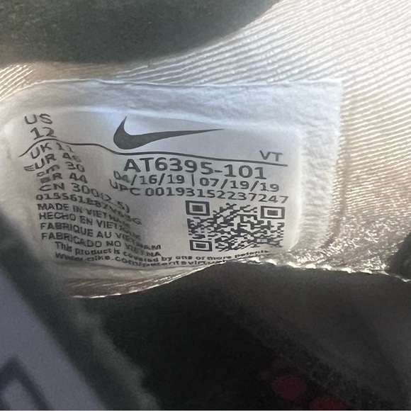 Nike JOYRIDE CC3 Setter Sail Team Orange Sequoia Size 12 AT6396-101 - Picture 12 of 12